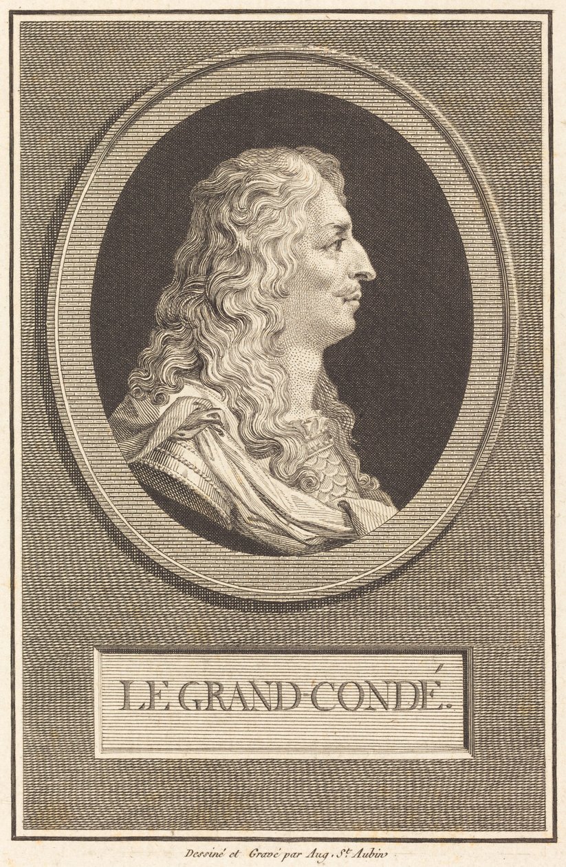 De Grote Condé door Augustin de Saint-Aubin