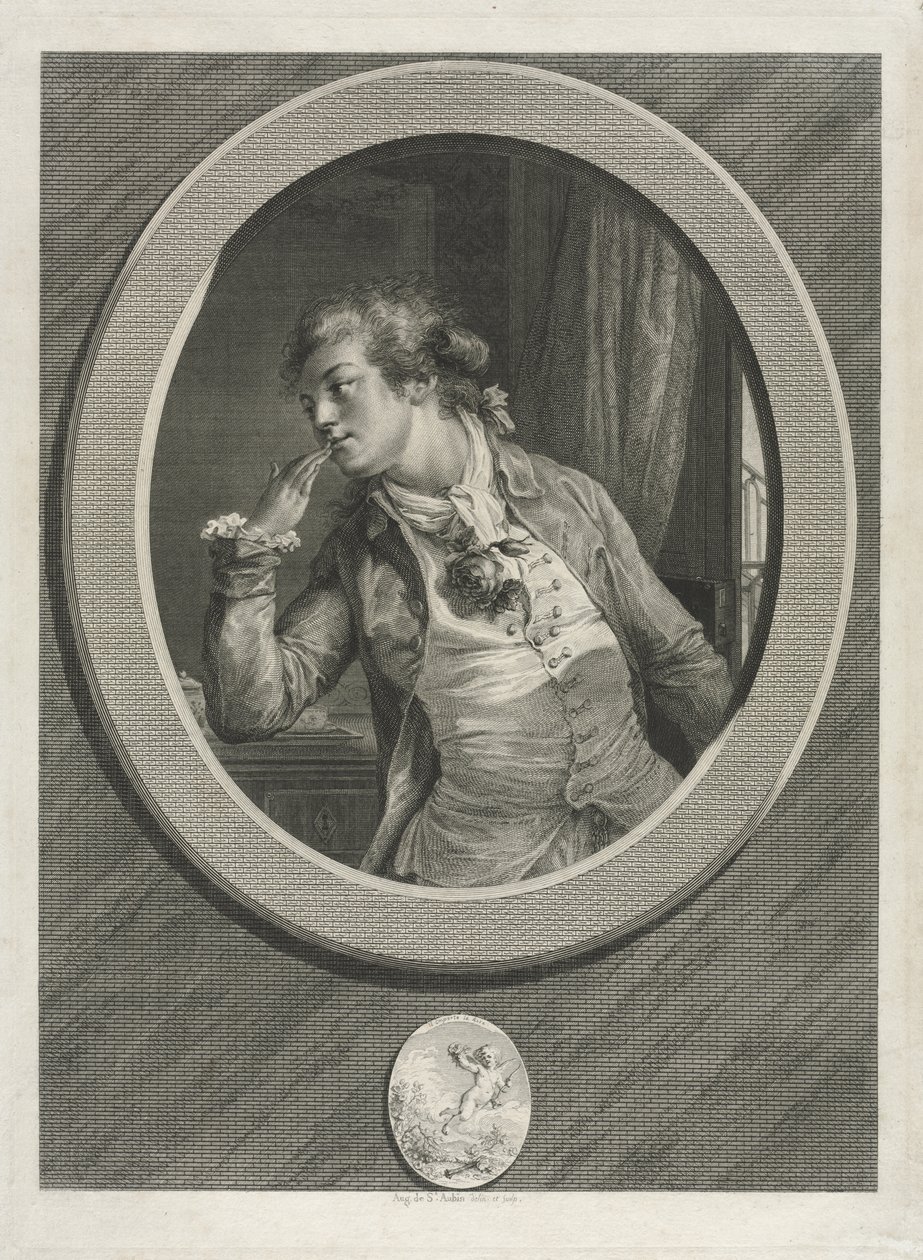 Je kunt op mij rekenen door Augustin de Saint-Aubin