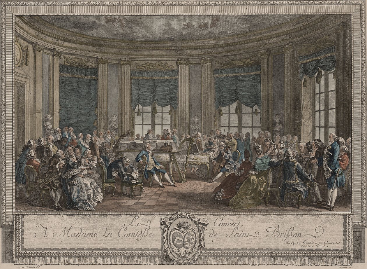 Concert door Augustin de Saint Aubin