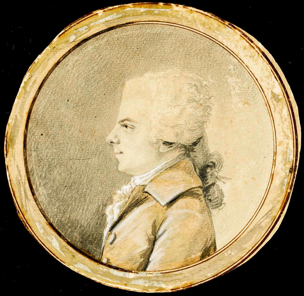 Wolfgang Amadeus Mozart - Augustin de Saint-Aubin (1736-1807) door Augustin de Saint Aubin