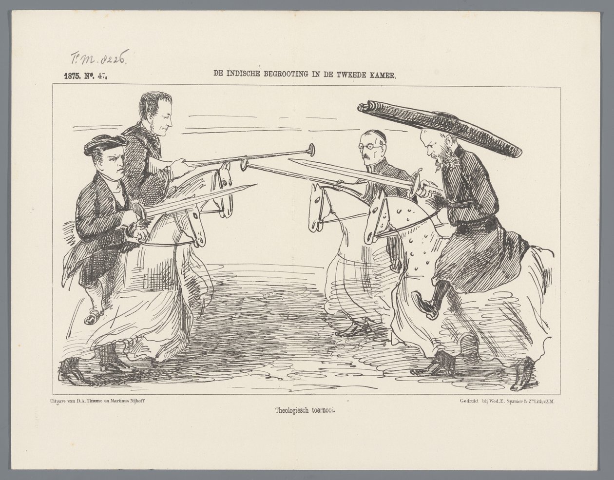 Utrechtse maskerade van 1851: Rederijkers in 1500 door Augustinus Jacobus Bernardus Wouters