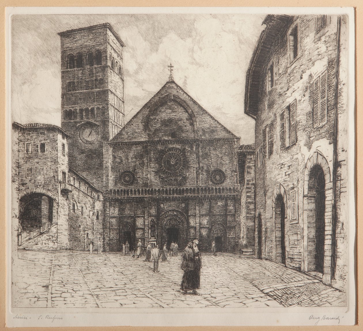 Assisi, S. Rufinus door Augusto Baracchi