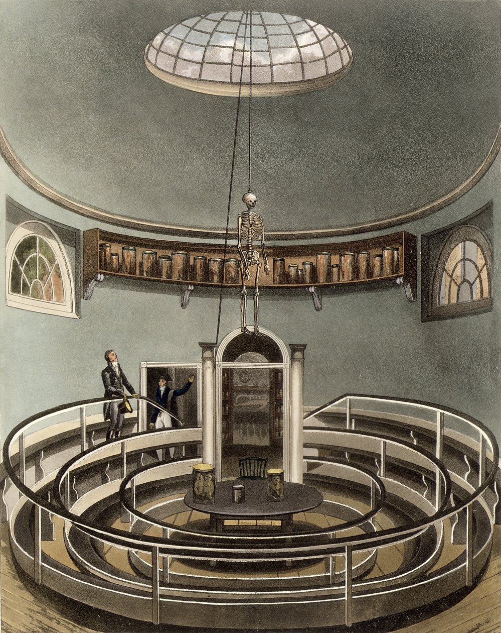 Interieur van het Anatomisch Theater, Cambridge, uit 