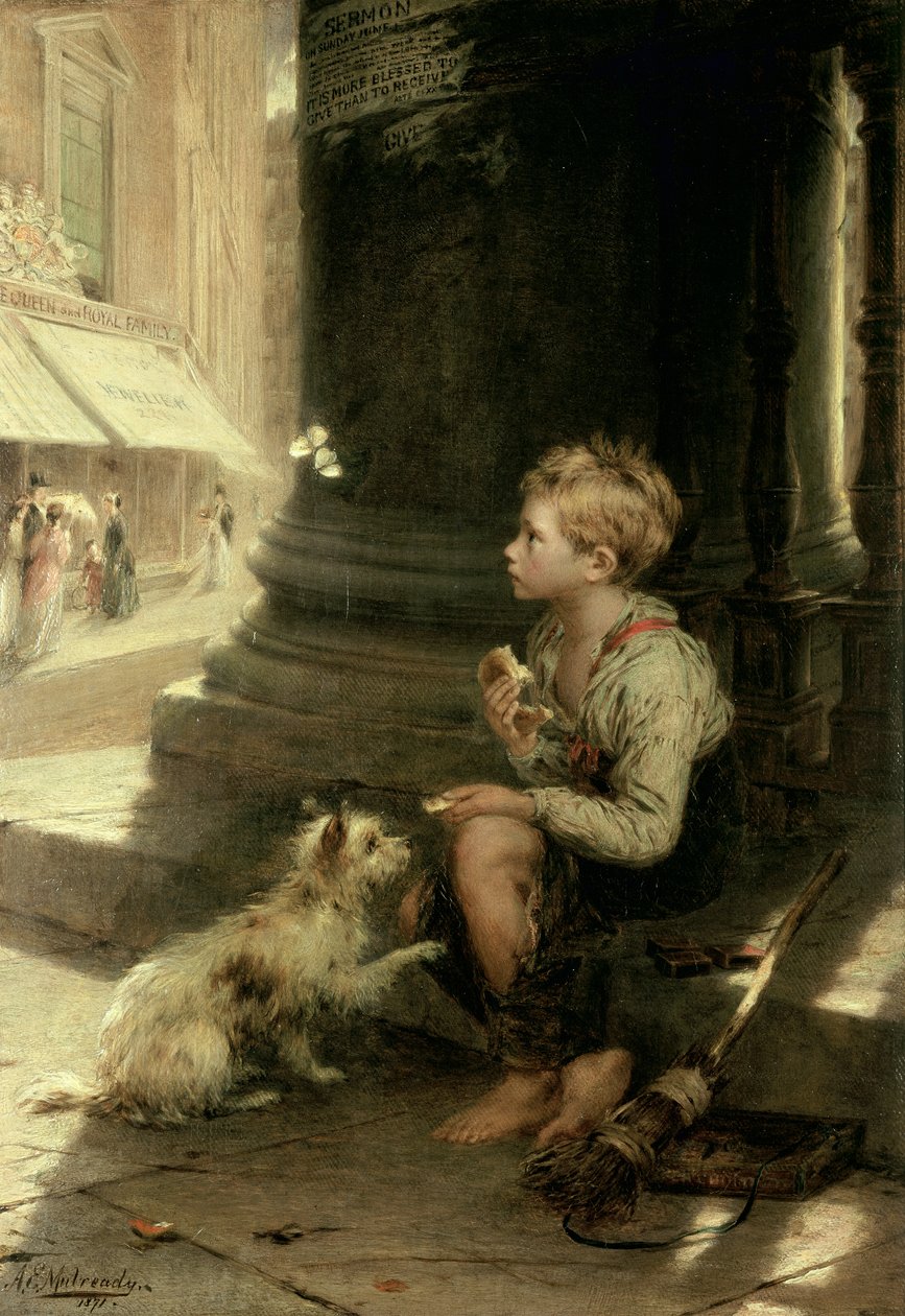 Een Deel van de Korst, 1871 door Augustus Edward Mulready