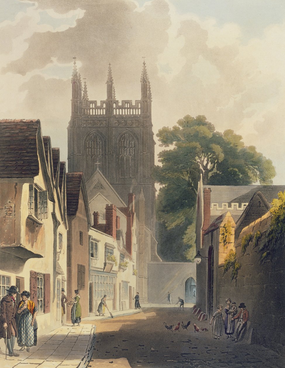 Magpie Lane, Oxford, illustratie uit de 