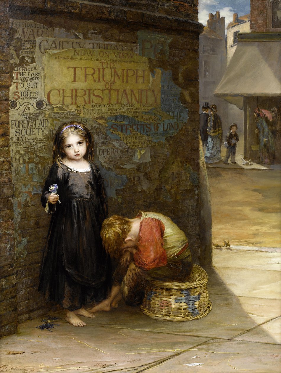 Onverzorgd door Augustus Edwin Mulready