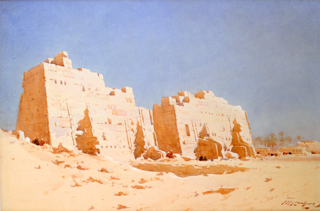 Karnak, 1897-1930 door Augustus Osborne Lamplough