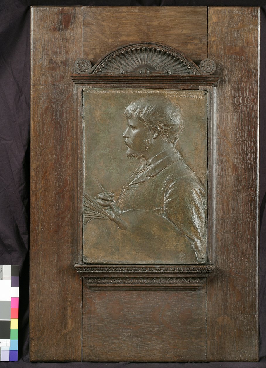 Jules Bastien-Lepage (1848-84) 1880 (brons) door Augustus Saint-Gaudens