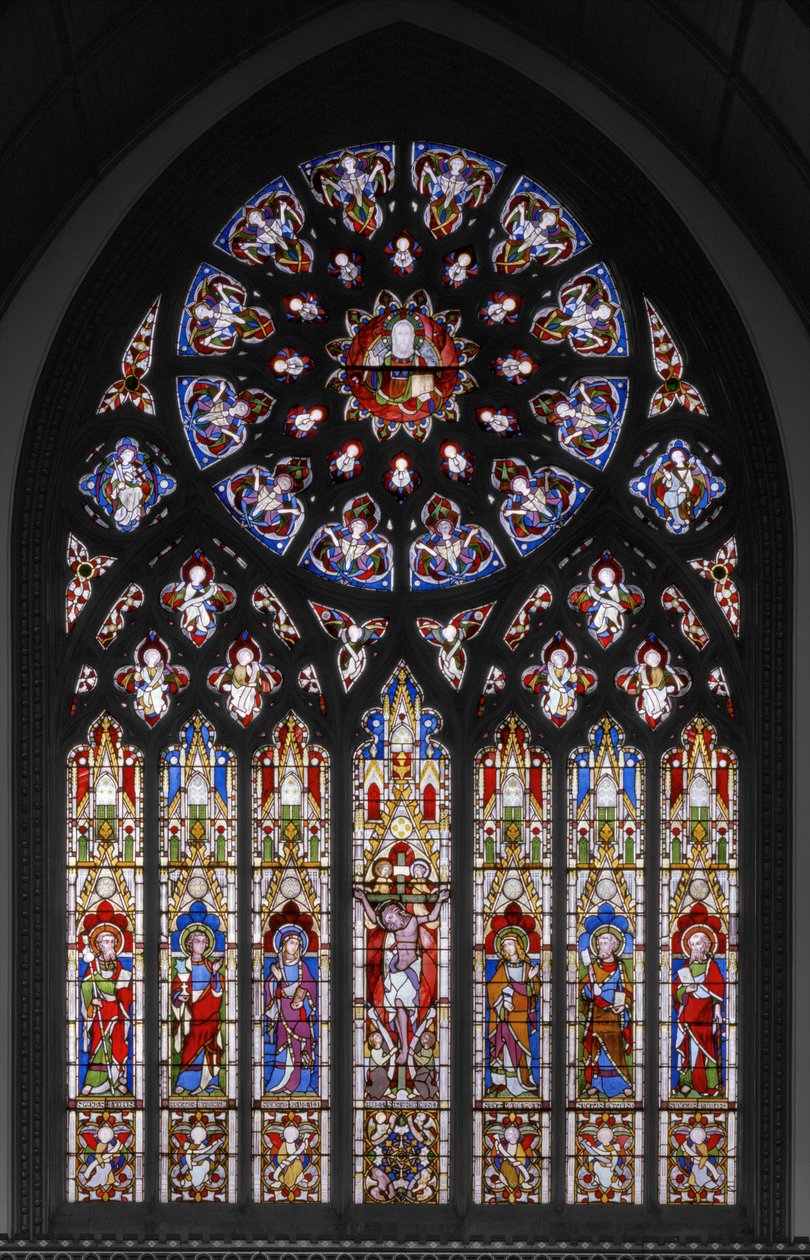 Kruisiging met Heiligen door Augustus Welby Northmore Pugin