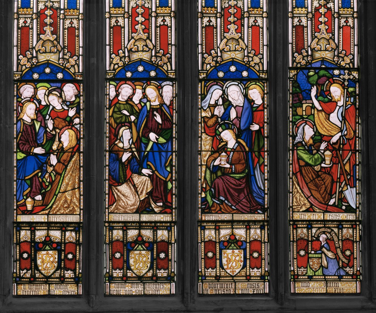 Gebeurtenissen in het Leven van St. Maria Magdalena (detail) door Augustus Welby Northmore Pugin