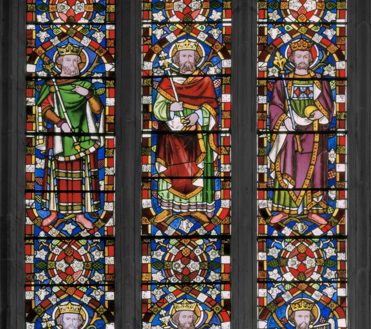 Jesseboom (detail) door Augustus Welby Northmore Pugin