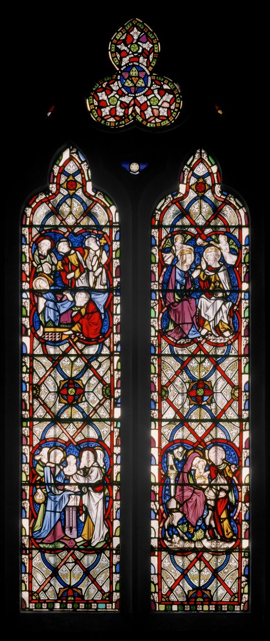 Mariakapel Venster met Scènes uit het Leven van de Maagd door Augustus Welby Northmore Pugin