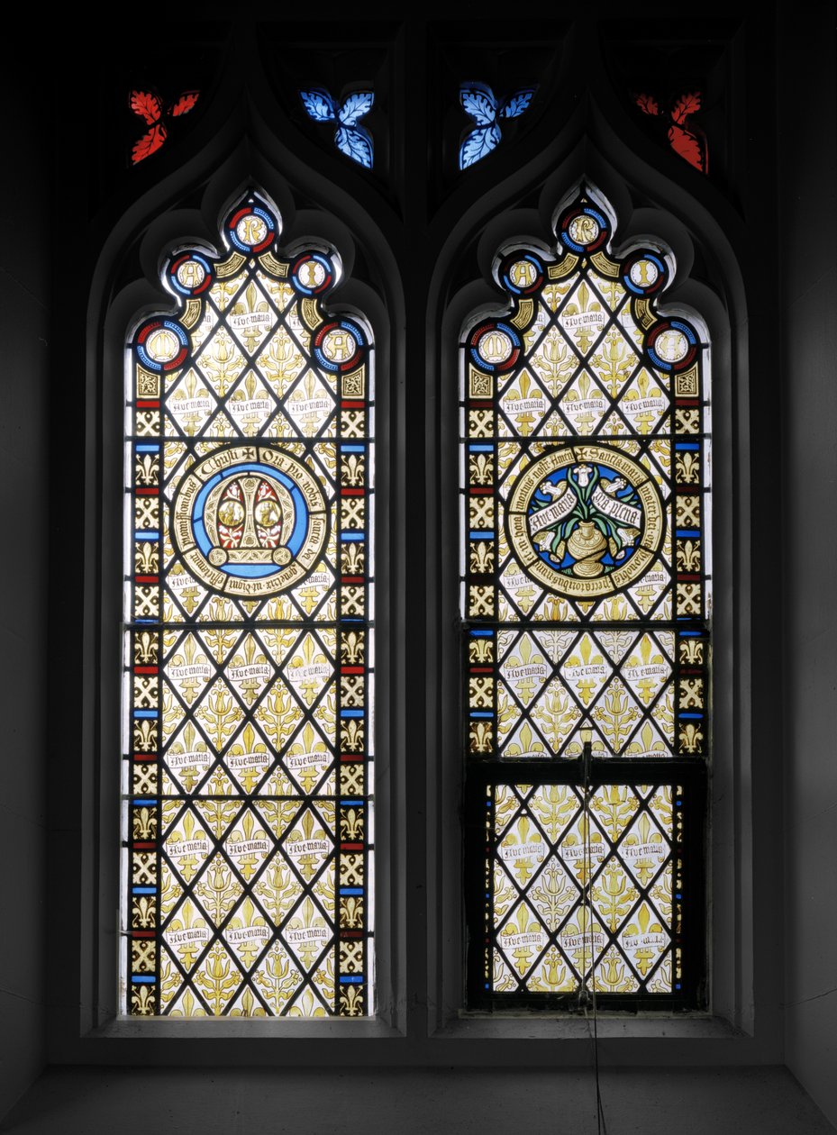 Noordelijk Muurvenster door Augustus Welby Northmore Pugin