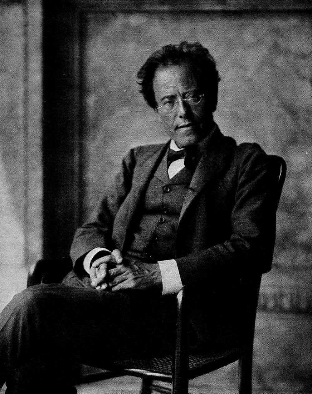 Portret van Gustav Mahler, 1907 door Austrian Photographer