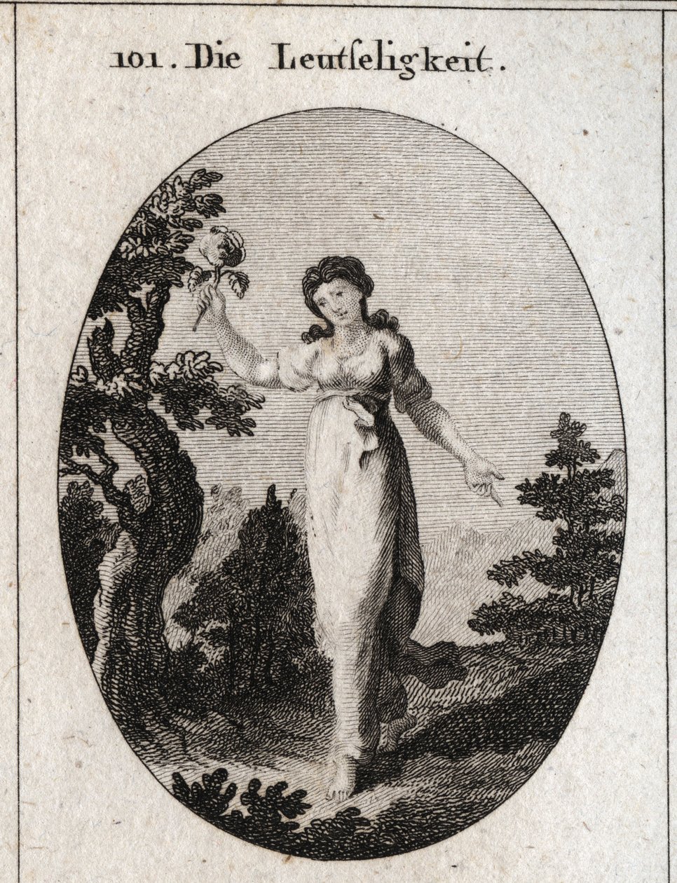 Allegorie van vriendelijkheid door Austrian School