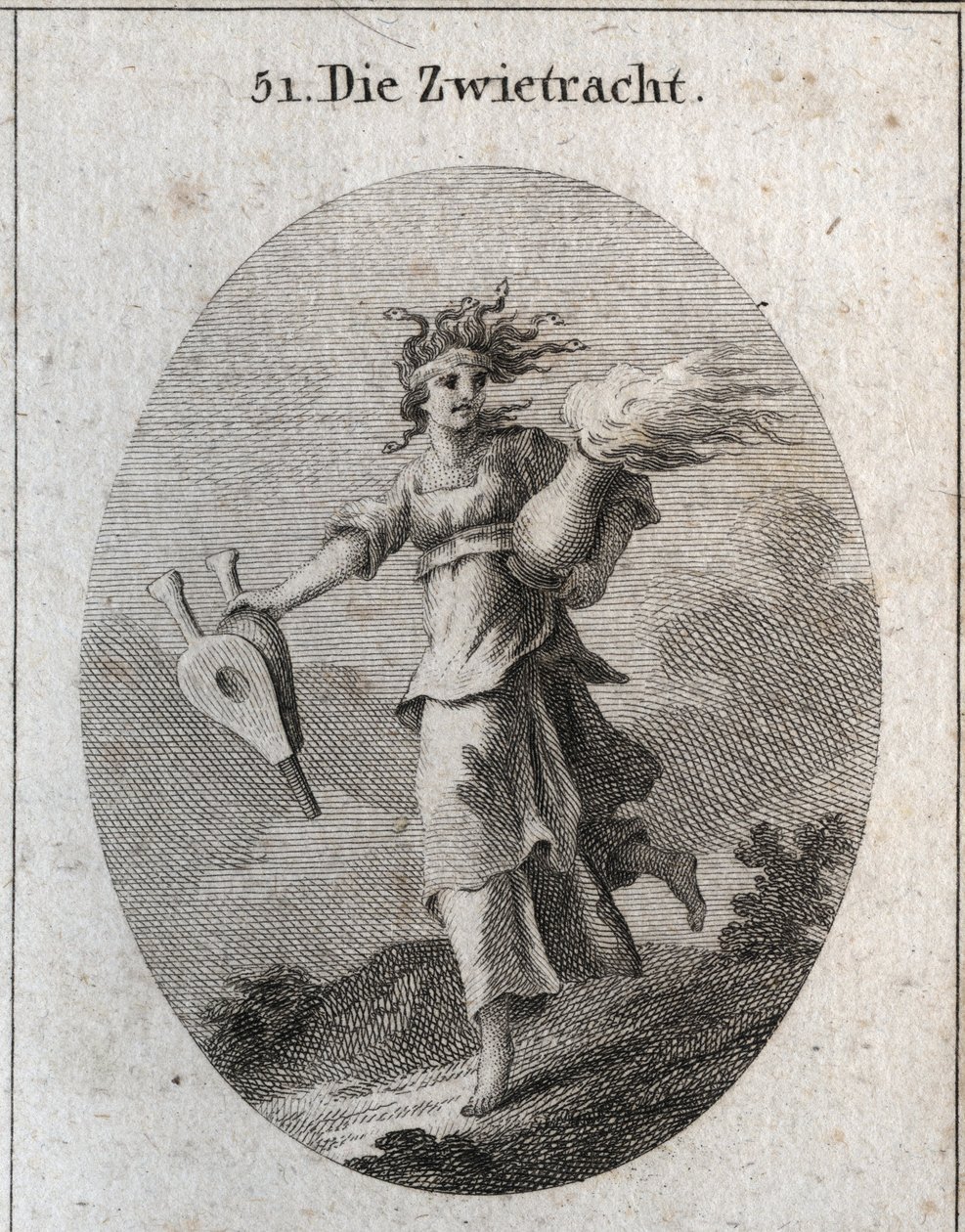 Allegorie van onenigheid door Austrian School