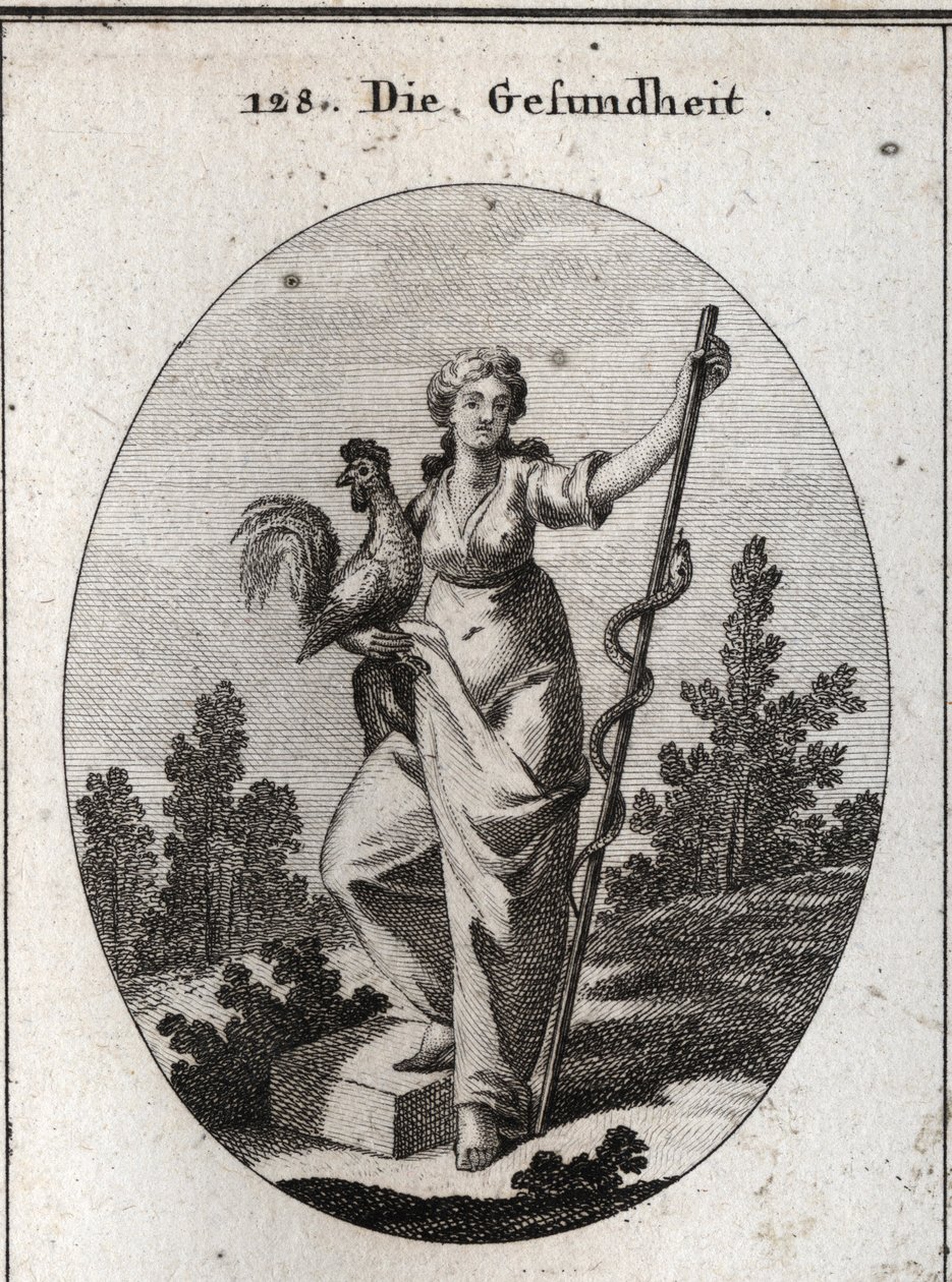 Allegorie van gezondheid door Austrian School