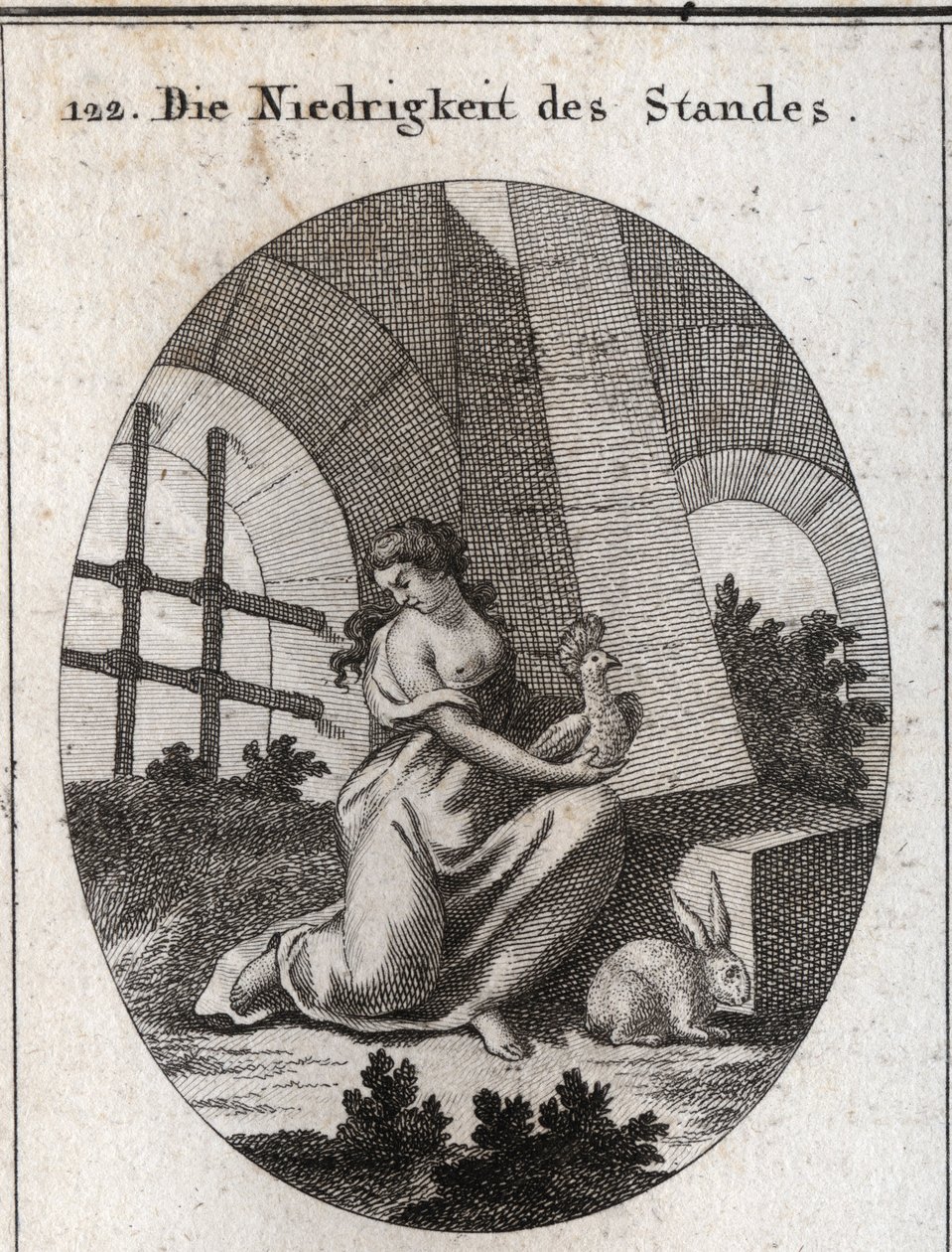 Allegorie van laagheid door Austrian School