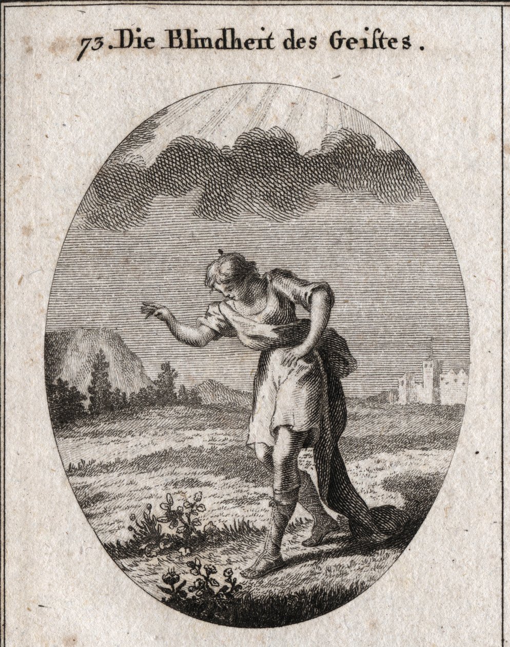 Allegorie van geestelijke blindheid door Austrian School