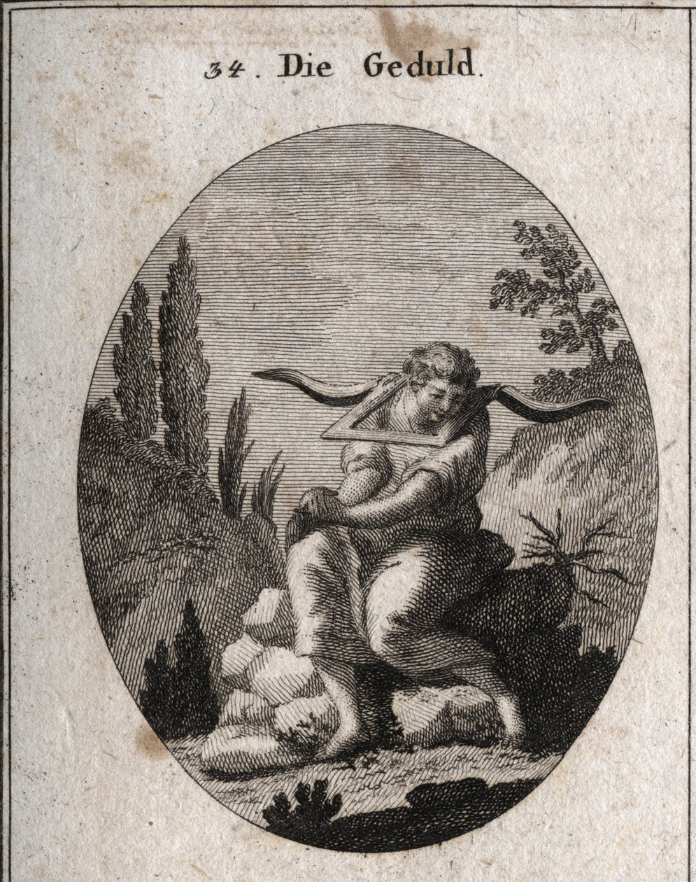 Allegorie van geduld door Austrian School