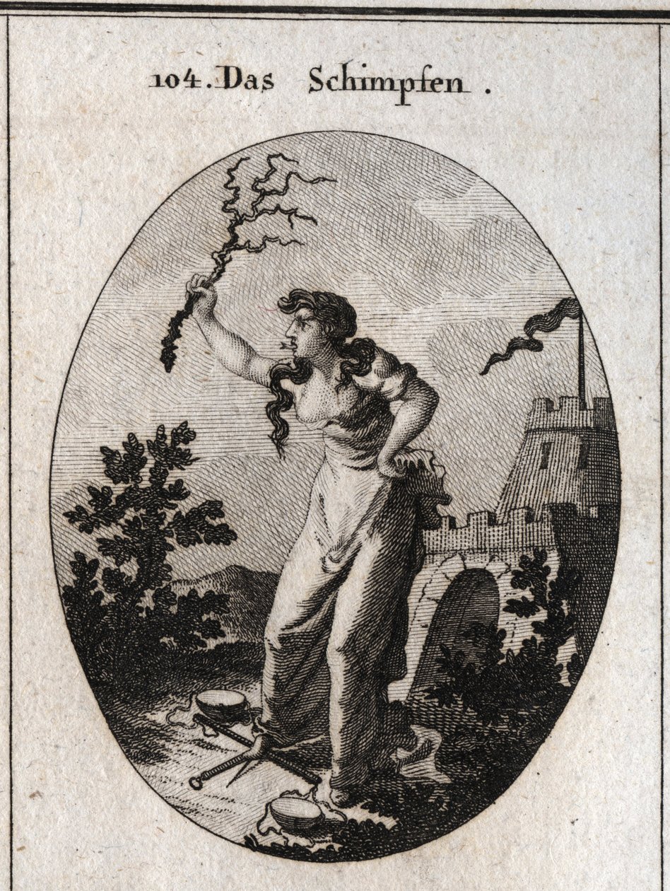 Allegorie van belediging door Austrian School