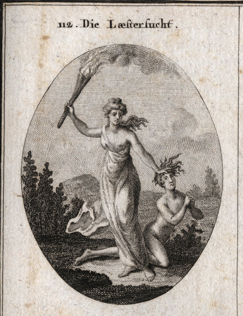 Allegorie van laster door Austrian School