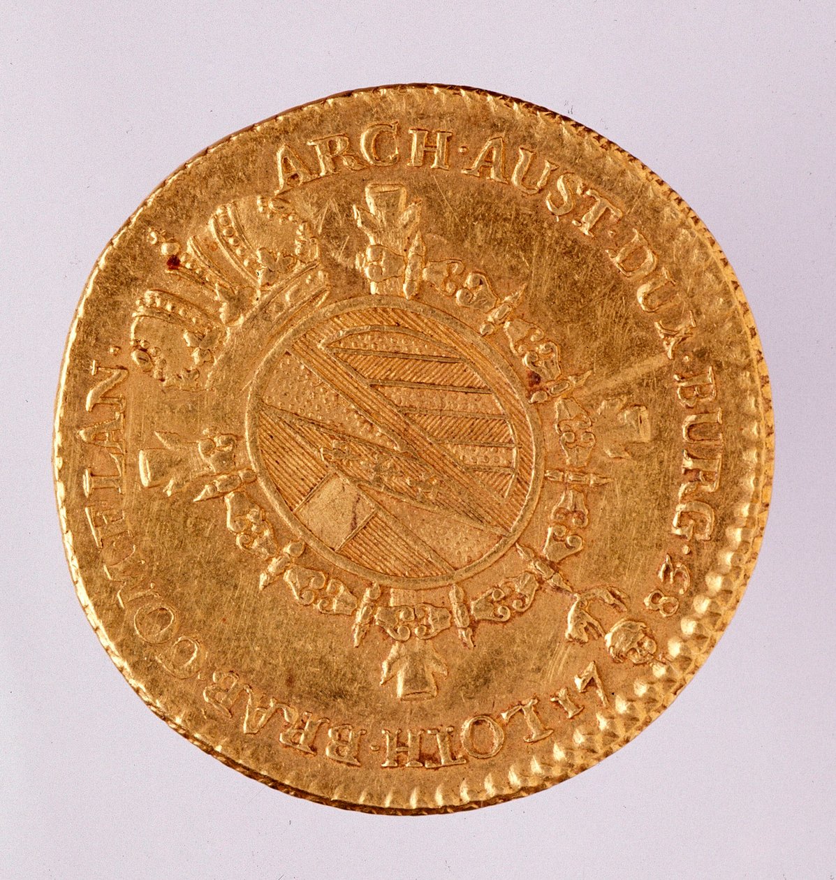 Oostenrijkse gouden dubbeloon van keizer Jozef II (1740-1790) 1783 Napels, archeologisch museum door Austrian School