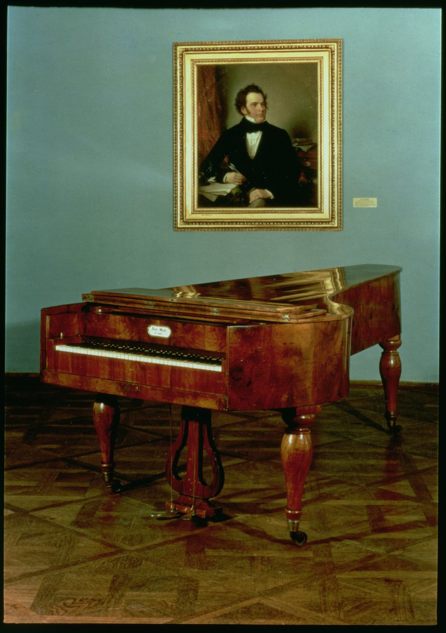 Piano behorend tot Franz Peter Schubert (1797-1828) door Austrian School
