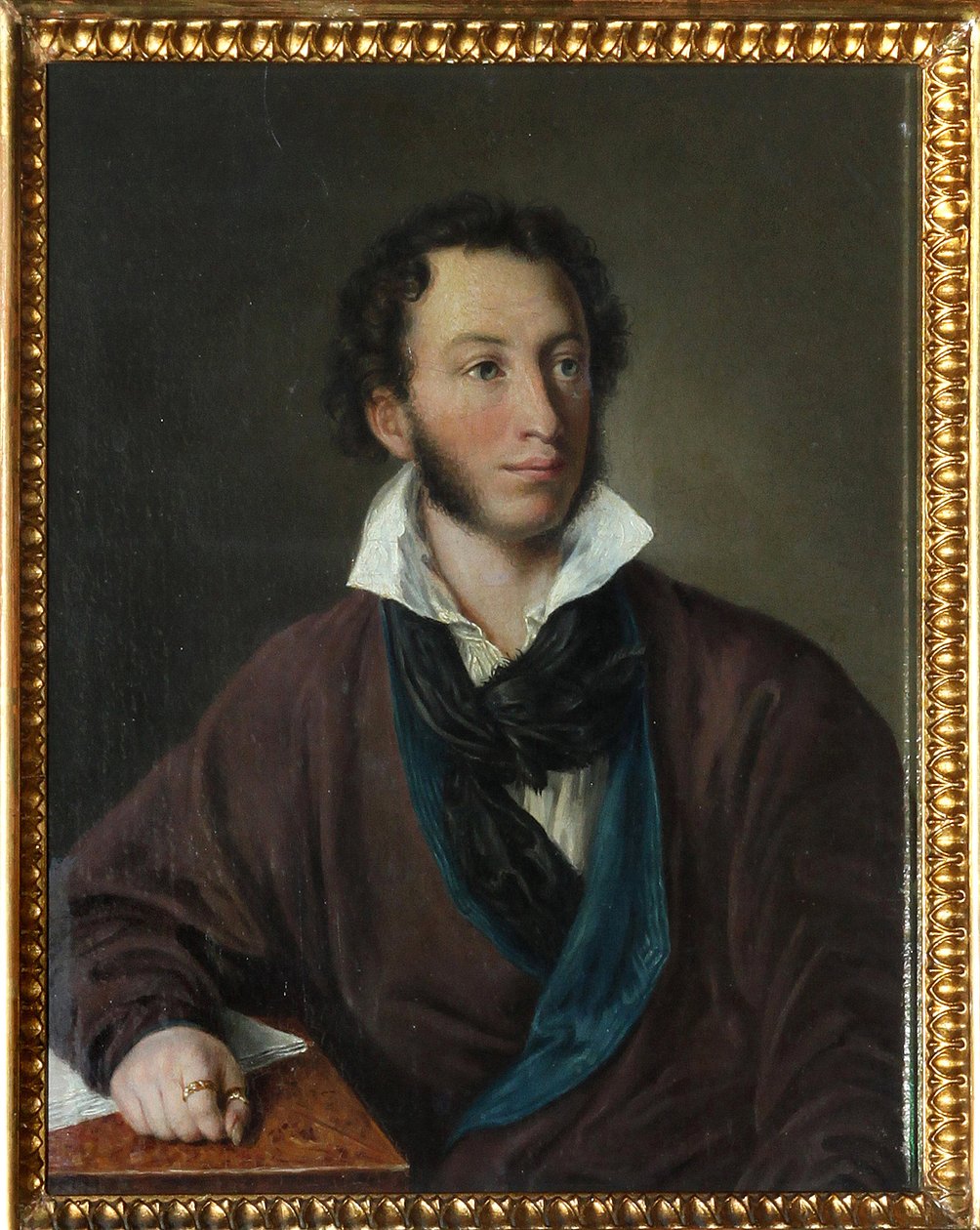 Portret van de schrijver Alexander Poesjkin (1799-1837) door Avdotya Petrovna Yelagina