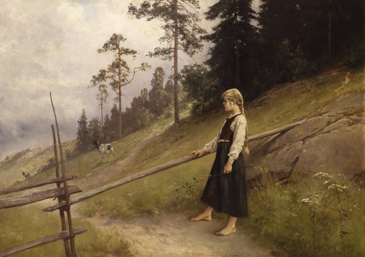 Melkmeisje door Axel Hjalmar Ender