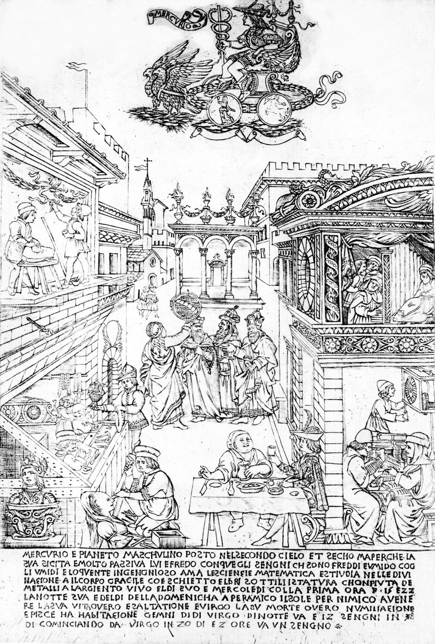 Mercurius door Baccio Baldini