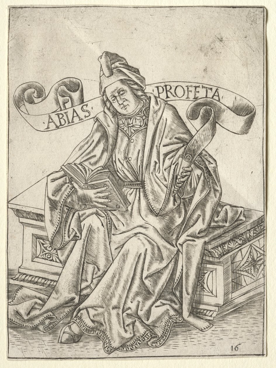 De profeten: Obadja, ca. 1470-1475 door Baccio Baldini