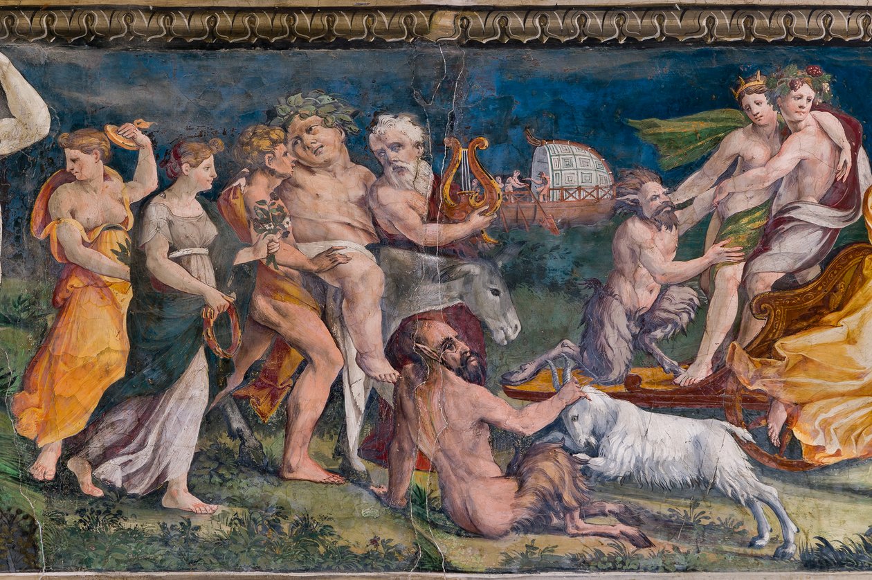 Thiasus van Dionysus door Baldassarre Peruzzi