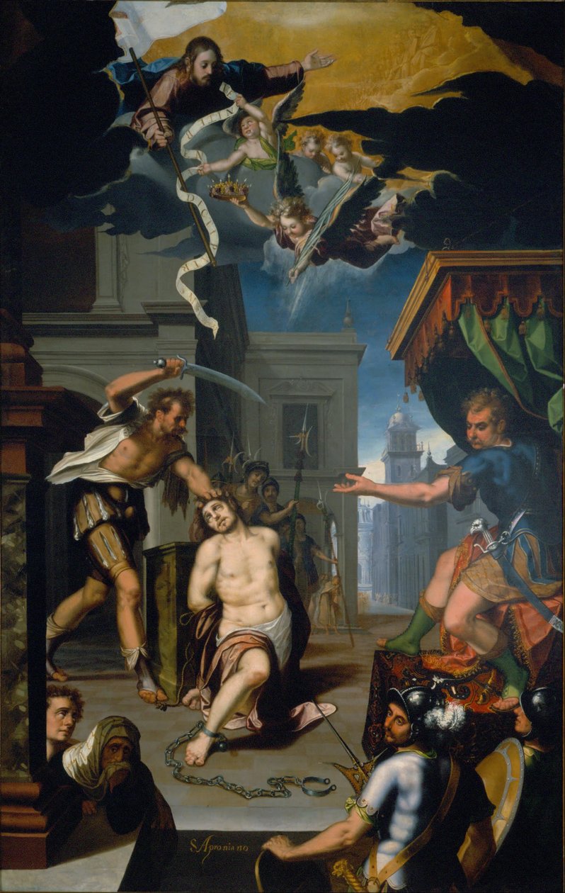 Het Martelaarschap van Sint Apronianus door Baltasar de Echave Orio