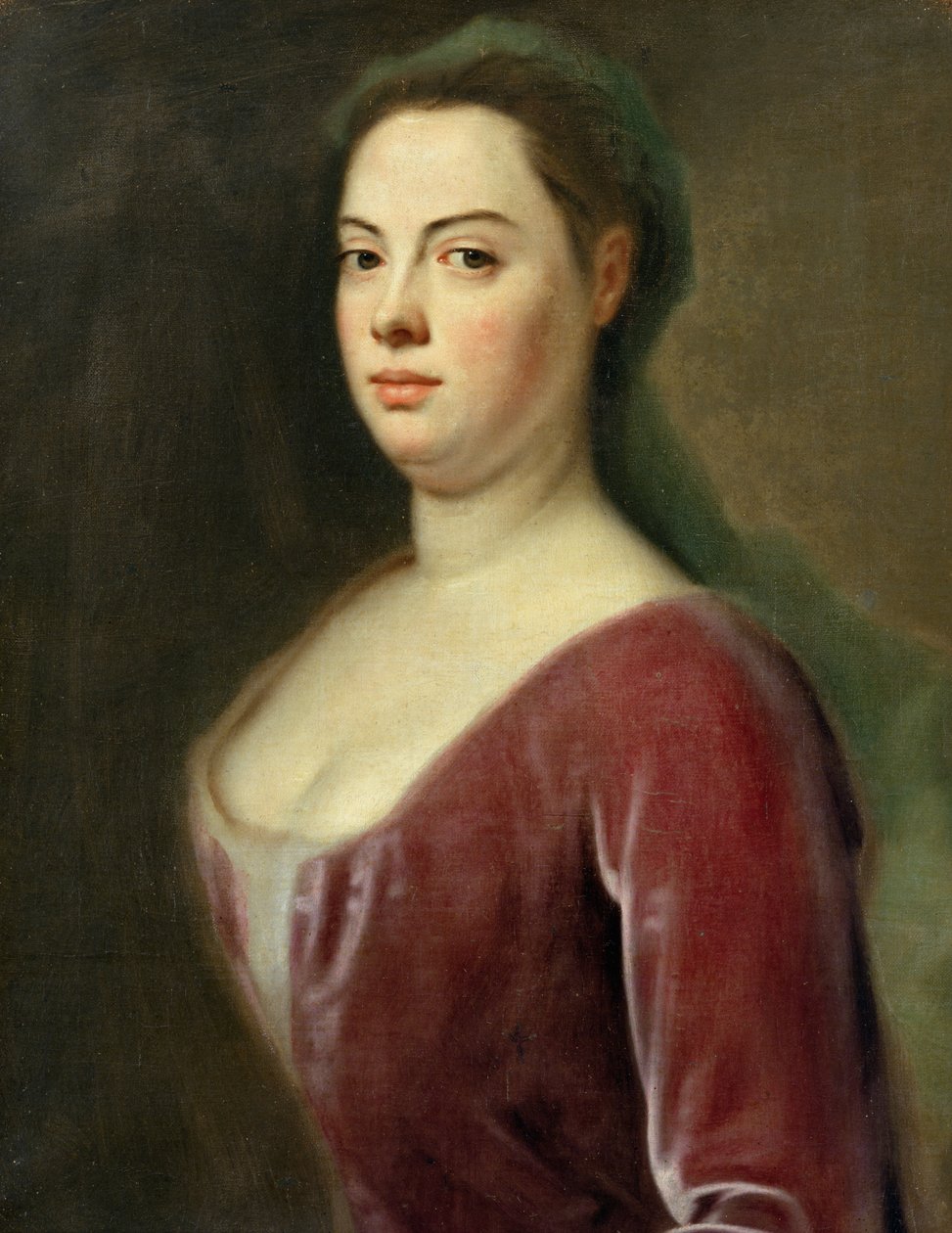 Portret van Frau Denner door Balthasar Denner
