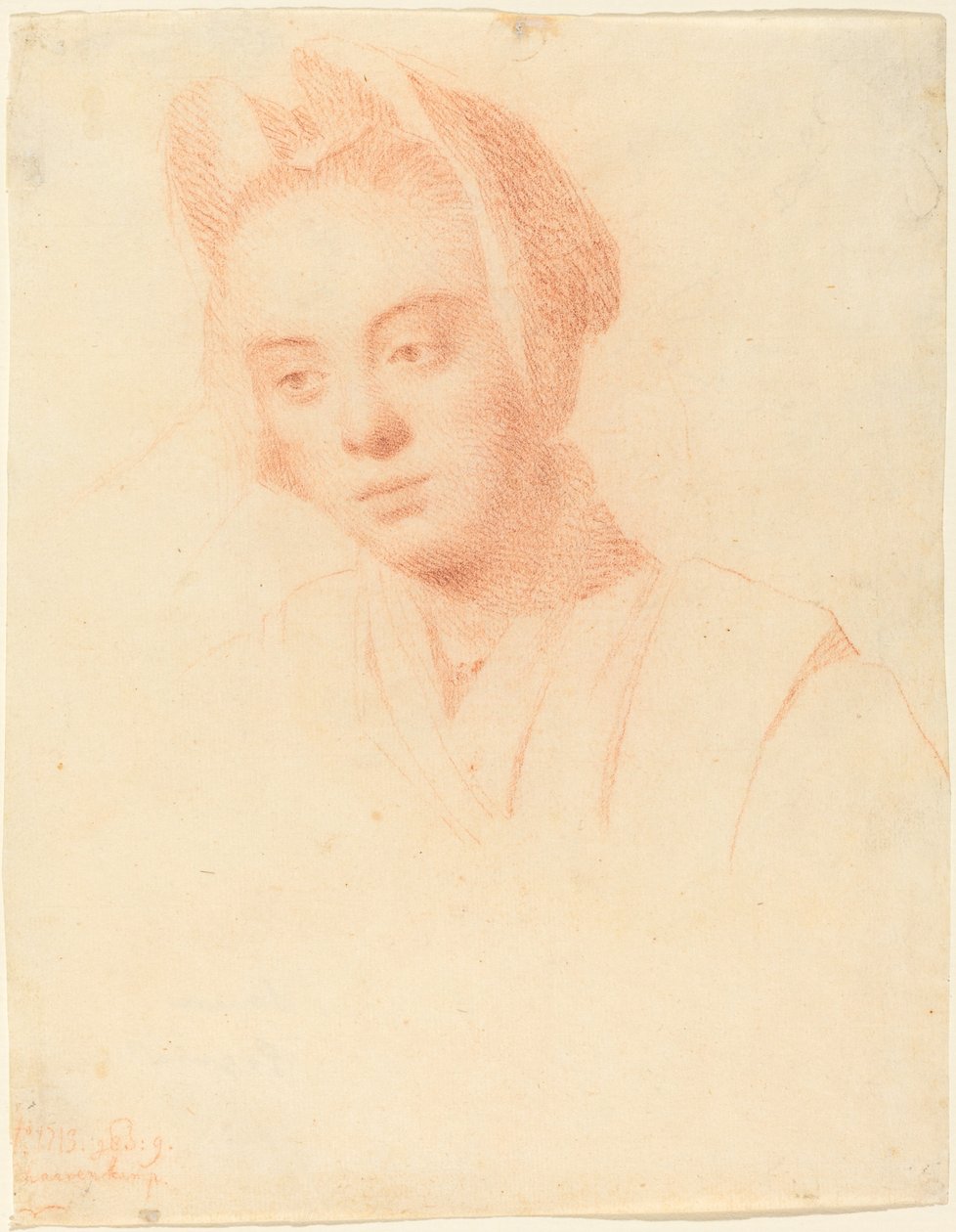 De Vrouw van de Kunstenaar Esther door Balthasar Denner