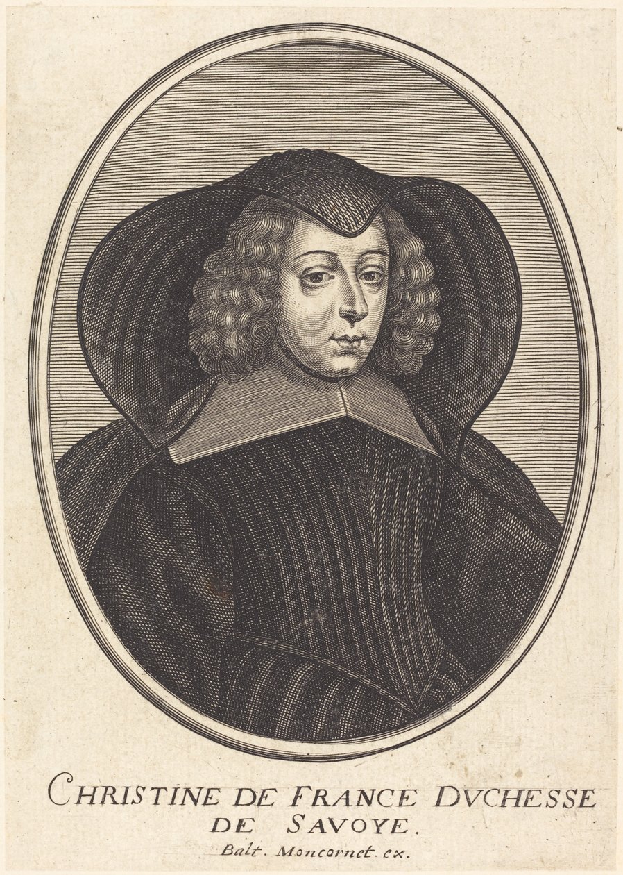 Christine van Frankrijk door Balthasar Moncornet