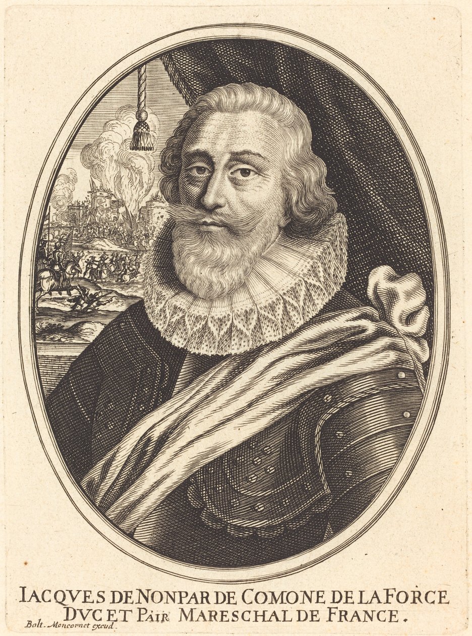 Jacques de la Force door Balthasar Moncornet