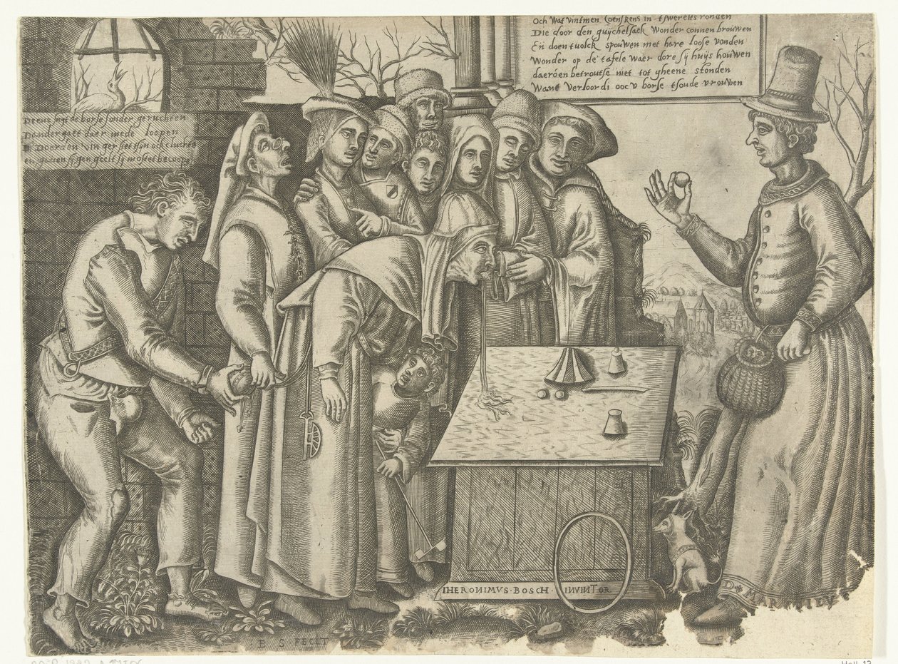 Goochelaar door Balthazar van den Bos