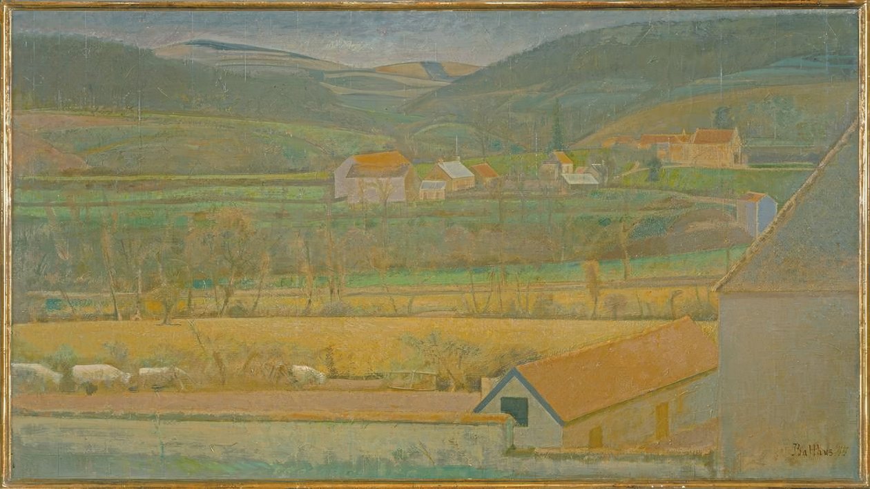 De Vallei van de Yonne door Balthus Klossowski de Rola