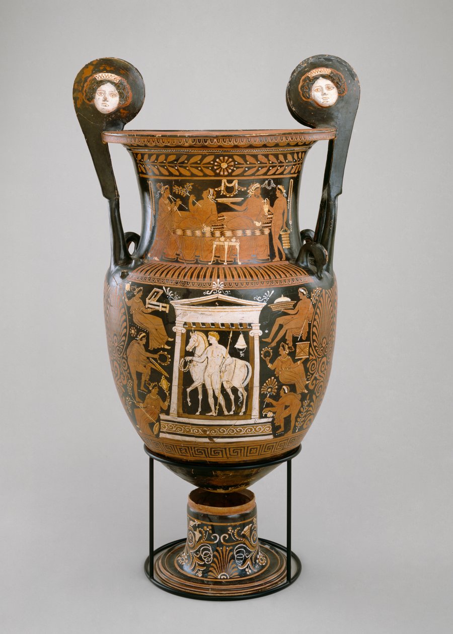 Volute krater, Apulië, 320-310 v.Chr. door Baltimore Painter