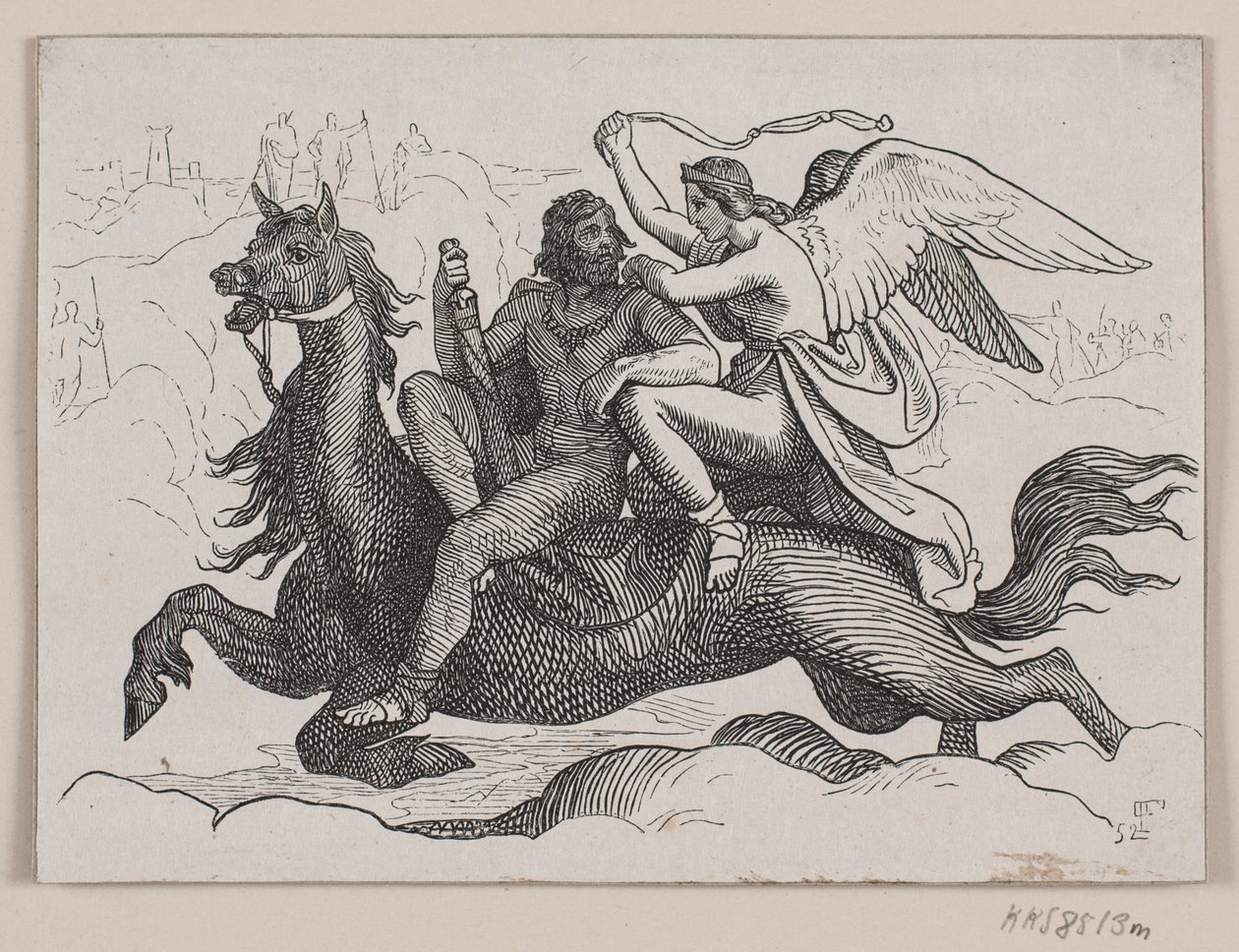 Illustratie voor "Arngrims zonen" door Balzer Dahl