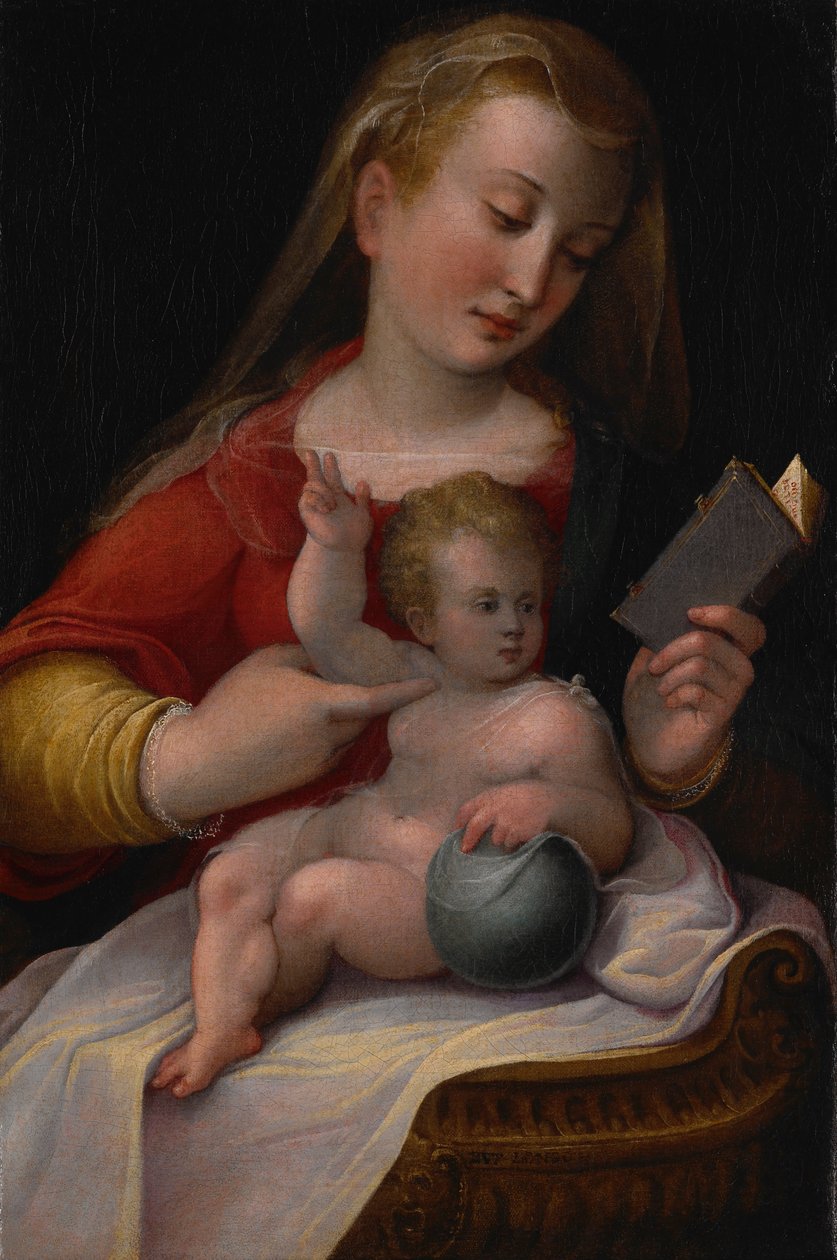 Madonna en Kind door Barbara Longhi