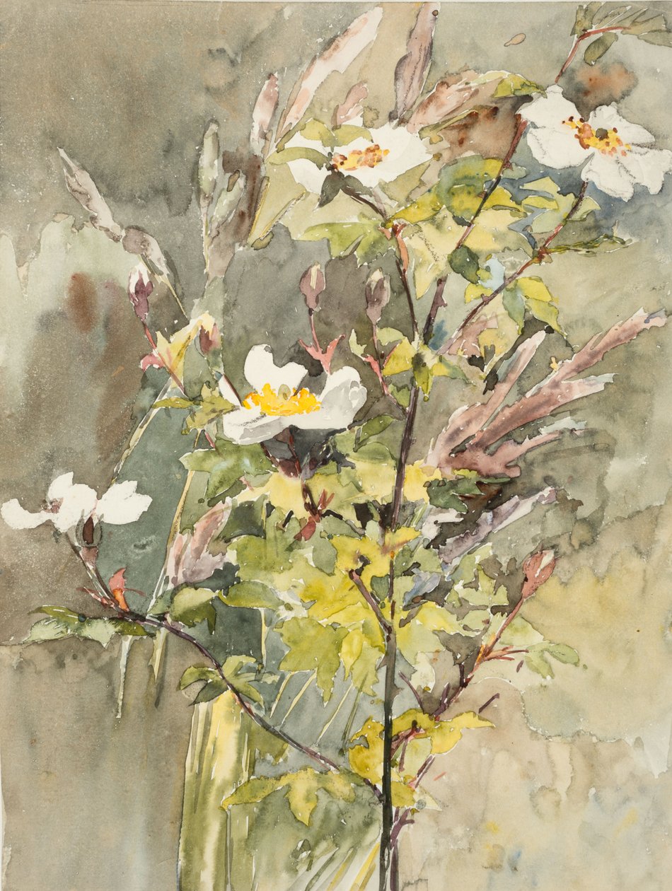 Wilde bloemen door Barbara Leigh Smith Bodichon