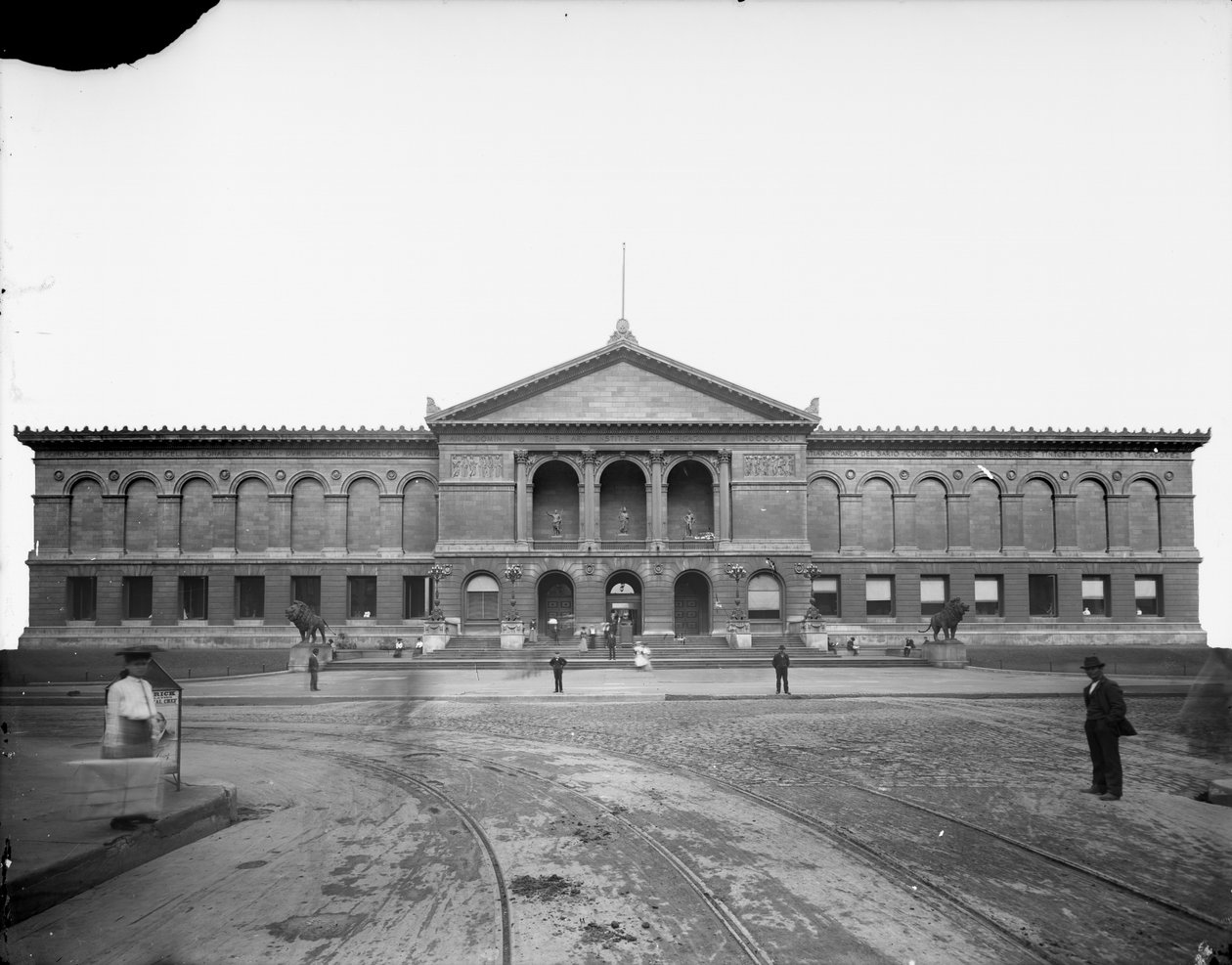 Art Institute of Chicago, Chicago, Illinois, VS, ca. 1892 door Barnes and Crosby