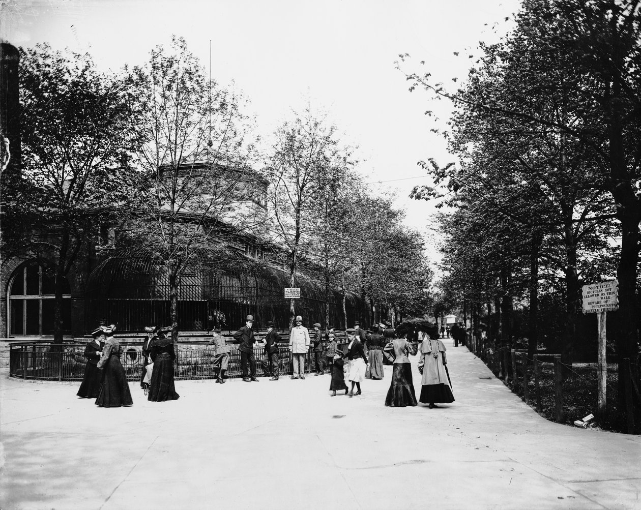 Lincoln Park Zoo, Chicago, Illinois, VS, ca. 1900 door Barnes and Crosby