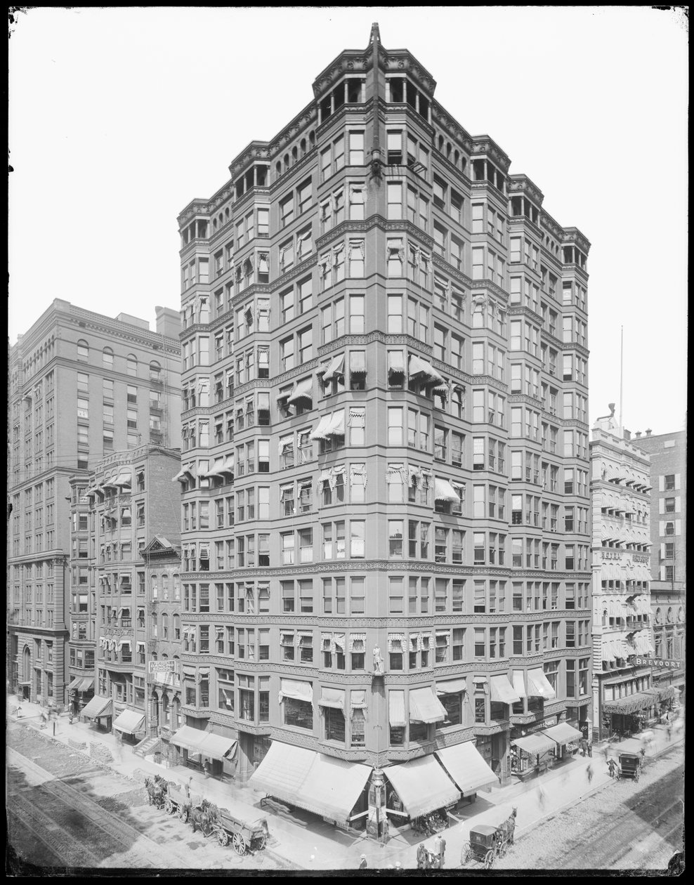Tacoma Gebouw, Chicago, Illinois, VS, ca. 1905 door Barnes and Crosby