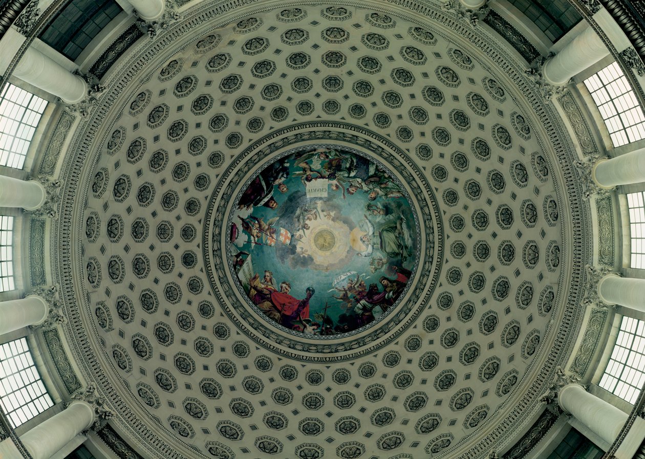 De Apotheose van St. Genevieve, detail van de koepel, ca. 1812 door Antoine Jean Gros