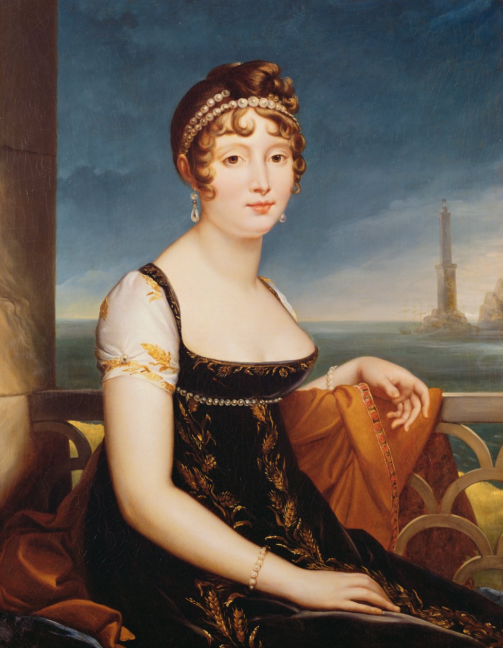 Portret van Caroline Bonaparte, koningin van Napels door Baron François Pascal Simon Gérard