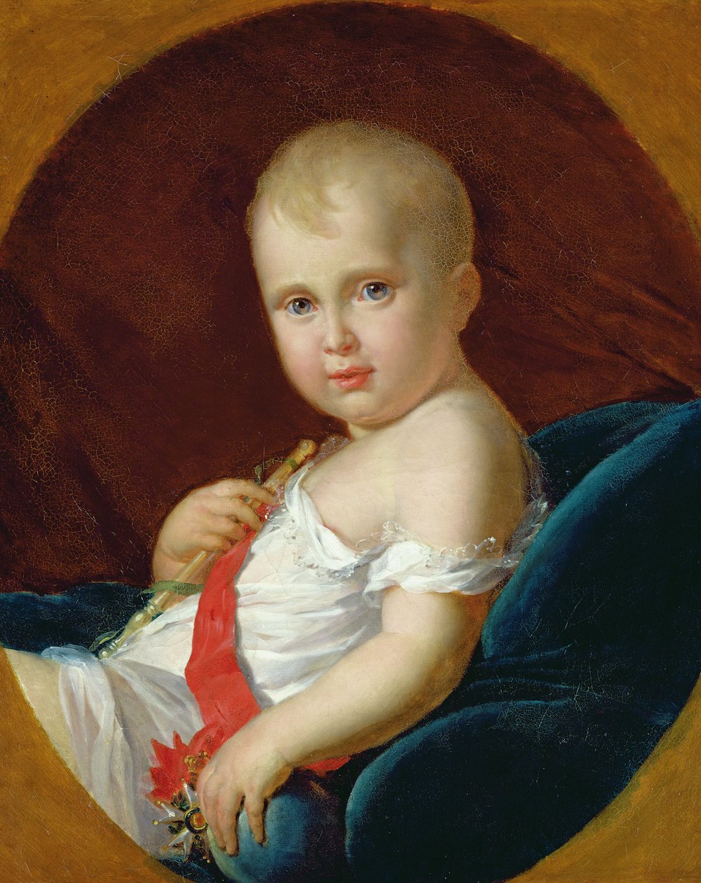 Portret van Napoleon, keizerlijk prins en koning van Rome, 1815 door Baron François Pascal Simon Gérard